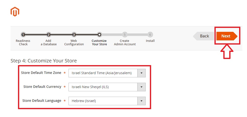 התקנת מג'נטו התקנת מג'נטו